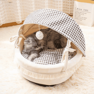 Adorable Cradle Semi-Enclosed Cat Bed 33 Adorable Cradle Semi-Enclosed Cat Bed - Image 14