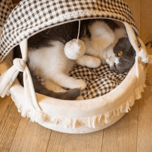 Adorable Cradle Semi-Enclosed Cat Bed 22 Adorable Cradle Semi-Enclosed Cat Bed - Image 3