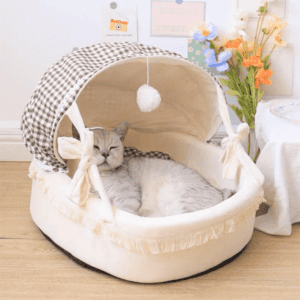 Adorable Cradle Semi-Enclosed Cat Bed 36 Adorable Cradle Semi-Enclosed Cat Bed - Image 17