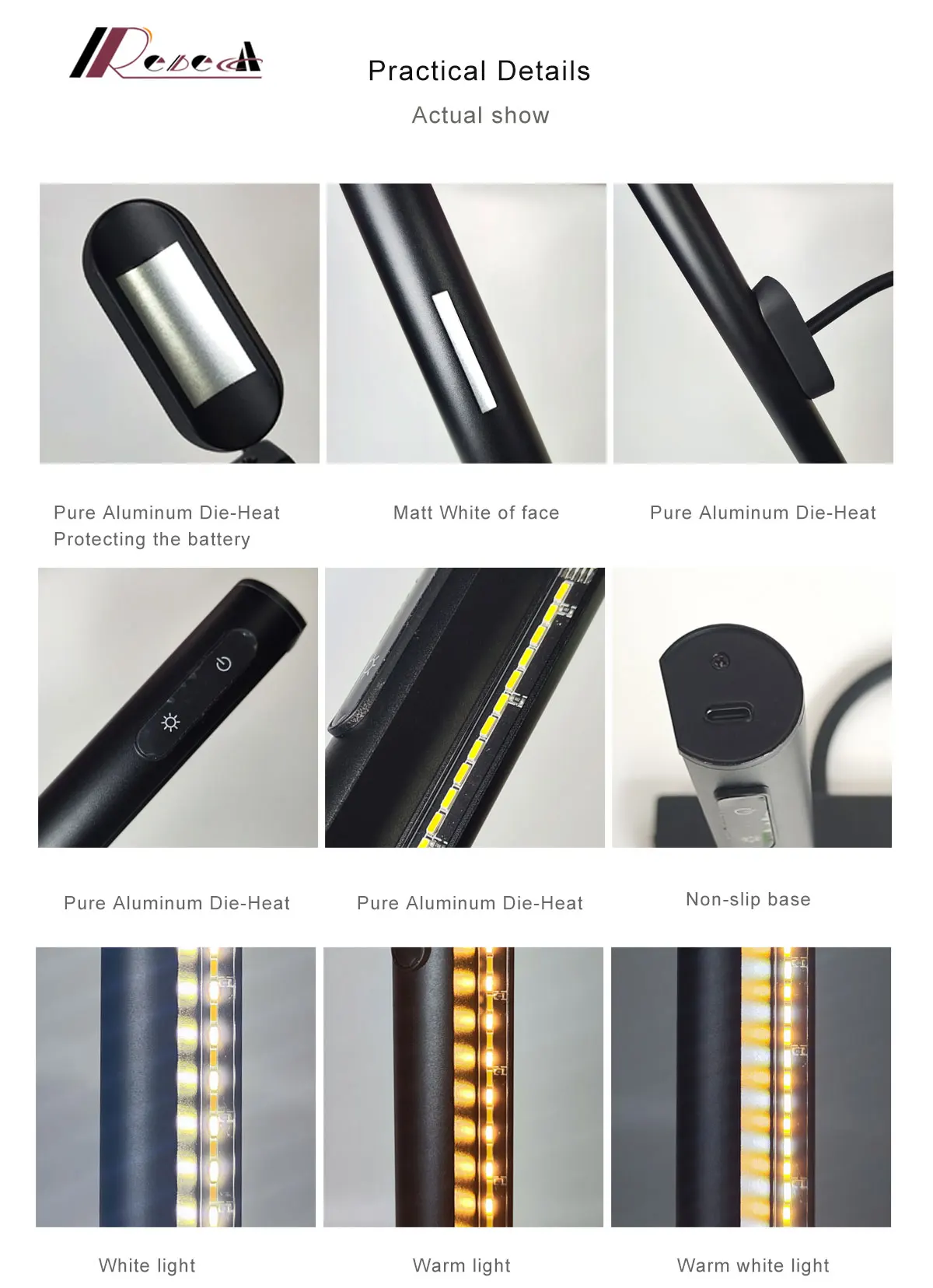 Modern Vanity Light – Dimmable LED Wall Lamp for Bathroom Mirror, Waterproof Wall-Mounted Fixture 21 kf S032f2fd5dd9c416cbad3833d157677acE