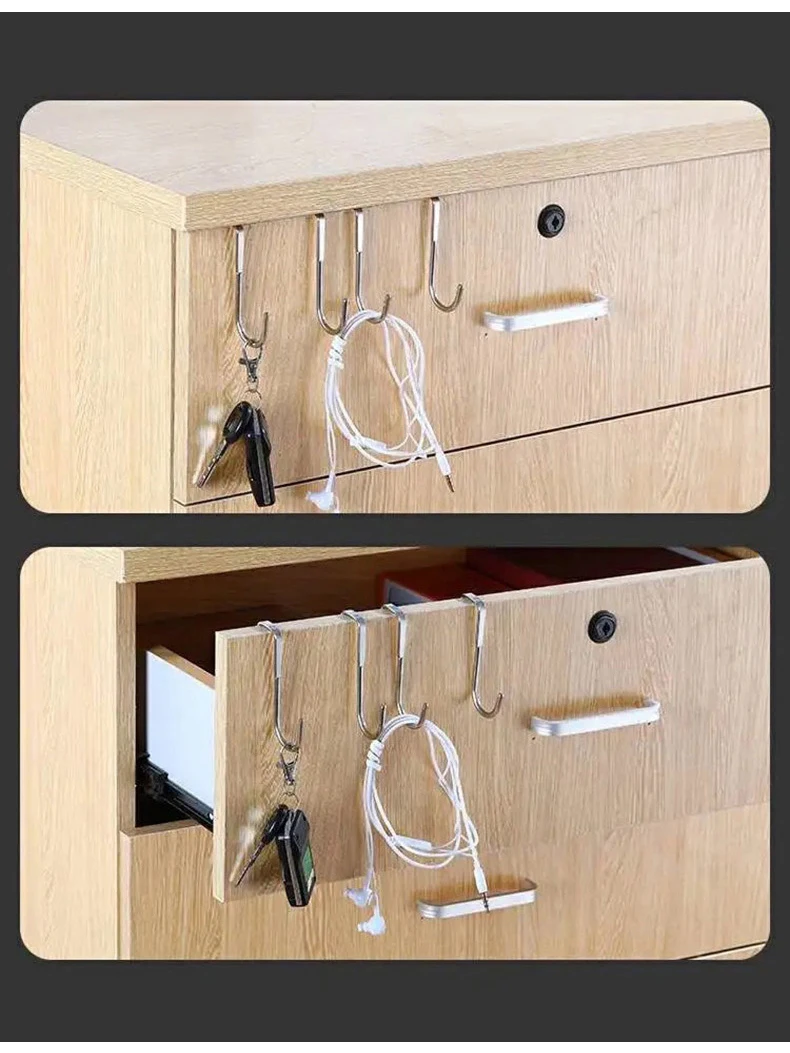 Door Hook Over Cabinet – Stainless Steel Double Hook for Towel & Storage 22 kf S16565d23f63e4d22b8b8acf045ab3a6fU