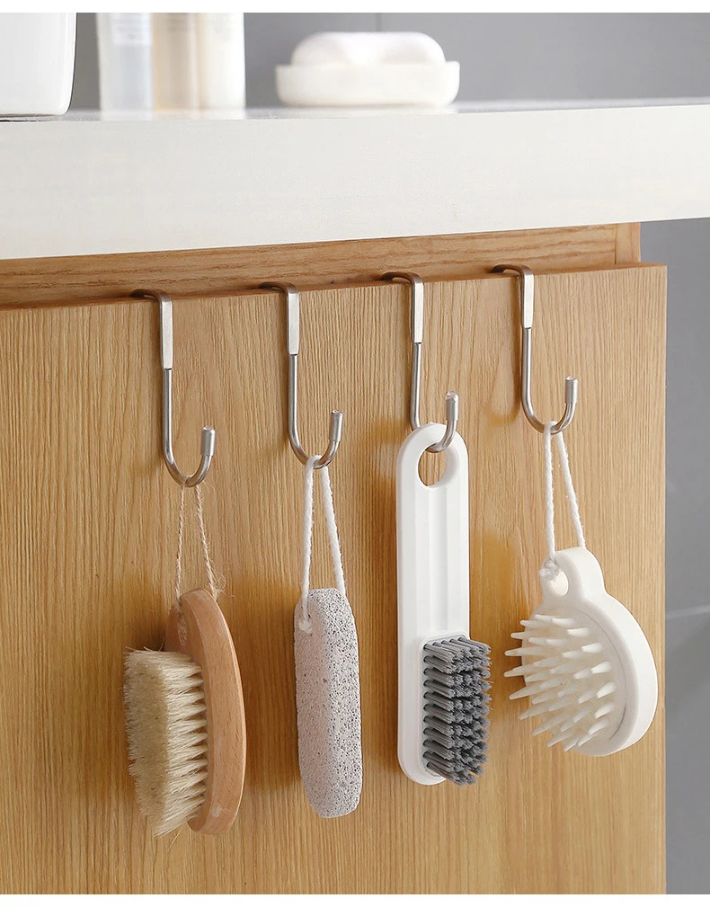 Door Hook Over Cabinet – Stainless Steel Double Hook for Towel & Storage 19 kf S18d9cae32b9e46f6b5c7ebfba5fb2f9dh