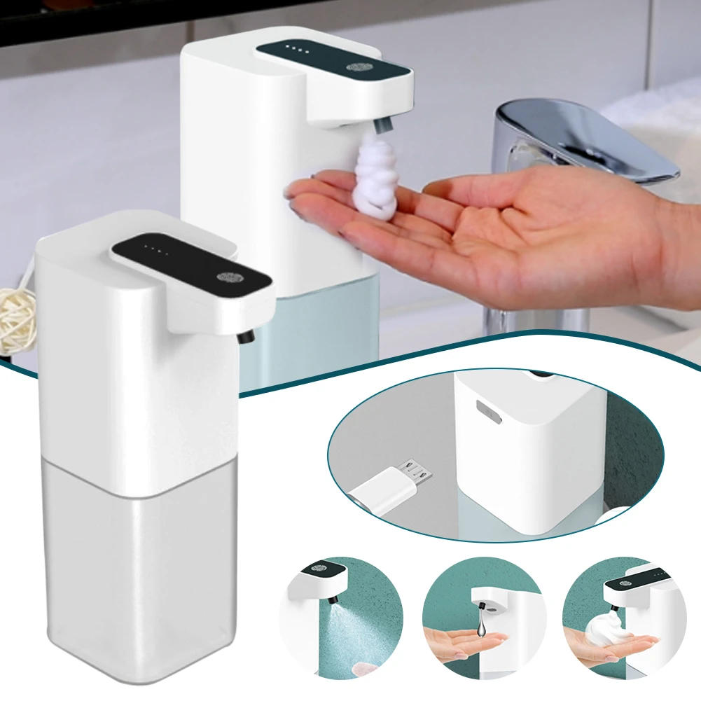 Automatic Soap Dispenser – Touchless USB Rechargeable Foaming Dispenser for Bathroom and Kitchen 15 kf S5c0e491a432d4f2a8d96f896c2cdd1f7b