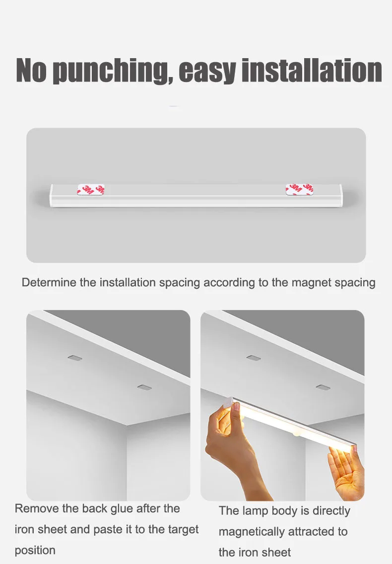 Motion Sensor Night Light – USB Rechargeable Wireless LED Lamp 35 kf S6f8b9f3d5e854f16a34c0b7b9ad61be6D