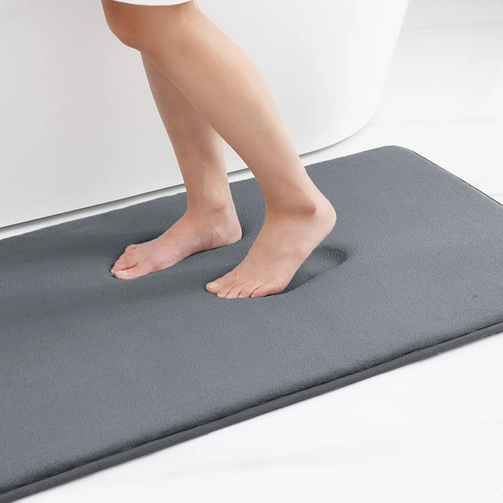 Bath Mat Shower – Soft Memory Foam, Absorbent & Non-Slip Bathroom Rug for Shower Floors 14 kf S9a8e309dbfa2408080ce1c98fe761d41u