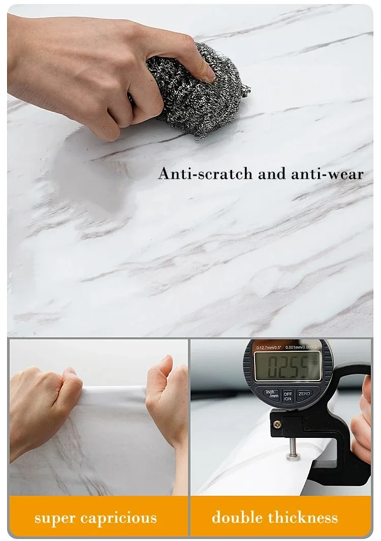 Marble Contact Paper – 40cm Self Adhesive Waterproof Vinyl for Kitchen & Home Surfaces 20 kf Sac5c318ae2de426db74cb04e607a50dfu