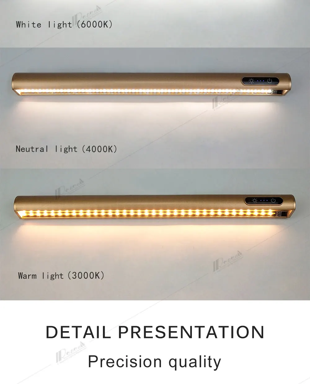 Modern Vanity Light – Dimmable LED Wall Lamp for Bathroom Mirror, Waterproof Wall-Mounted Fixture 19 kf Sc4e69ceb628e42cc952a79d3c978bc67m