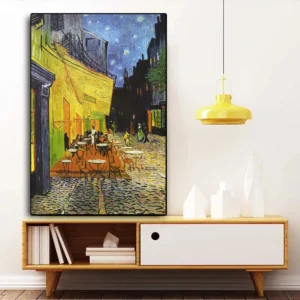Van Gogh Canvas Print – Cafe Terrace at Night Wall Art for Living Room Decor - Image 4