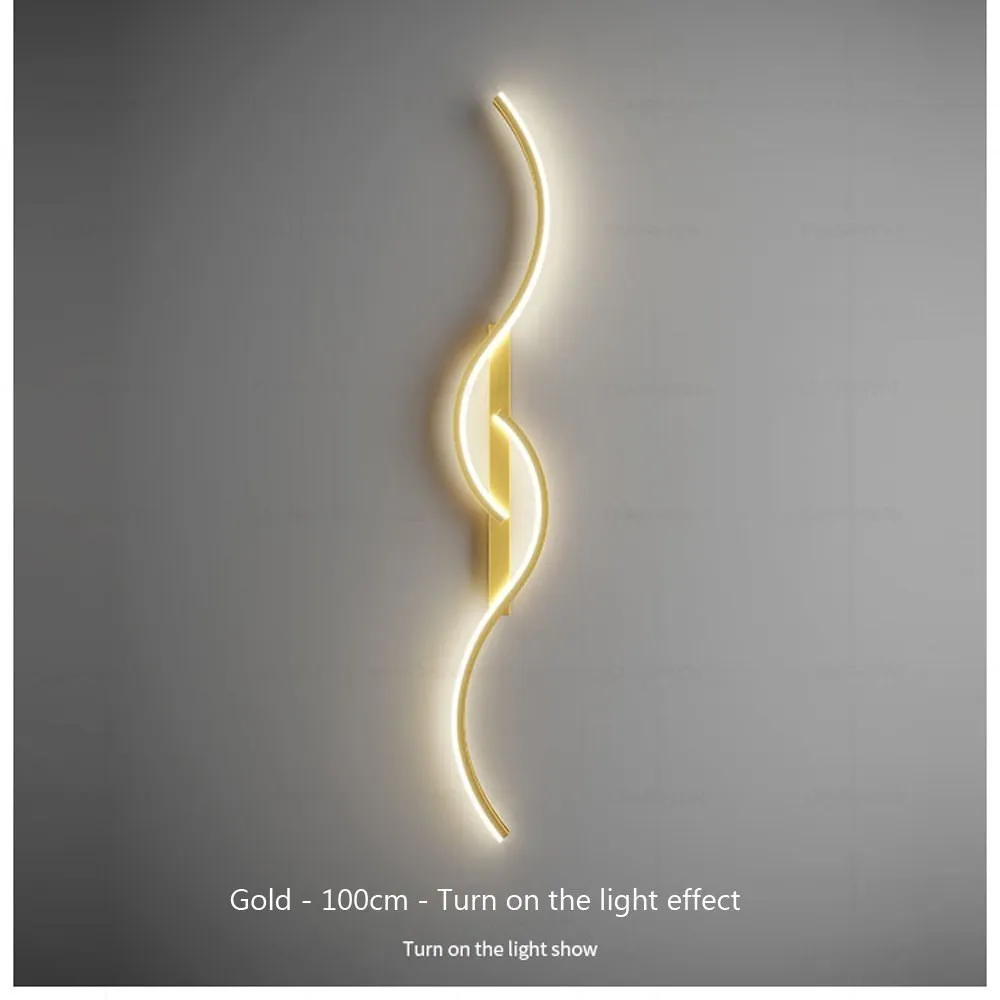 Wall Light Fixture – Modern LED Long Strip Sconce for Bedroom & Living Room 26 kf Se0864e7bb10c426db4ded8b1c13e14cfw
