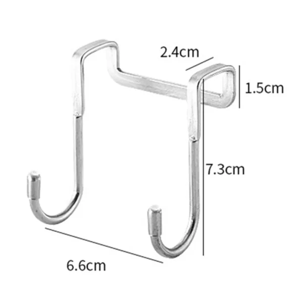 Door Hook Over Cabinet – Stainless Steel Double Hook for Towel & Storage 1 kf Sed2b72aef96a4b8a97b04f62bfb4f4c7m