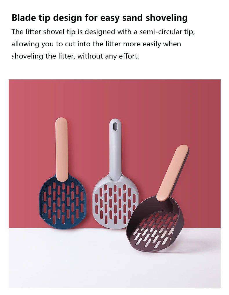 Cat Litter Scoop with Base – Plastic Self-Cleaning Cat Litter Shovel for Easy Waste Removal 18 kf H306ae657d8644f5f9e3db1b55687e050Z