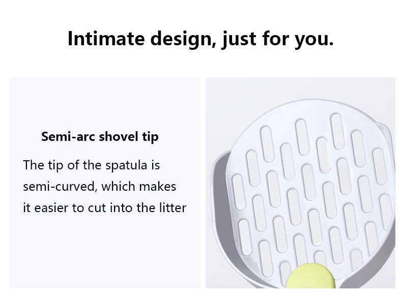 Cat Litter Scoop with Base – Plastic Self-Cleaning Cat Litter Shovel for Easy Waste Removal 19 kf He4ee3e7c85364ccfa7df880b6098fa084