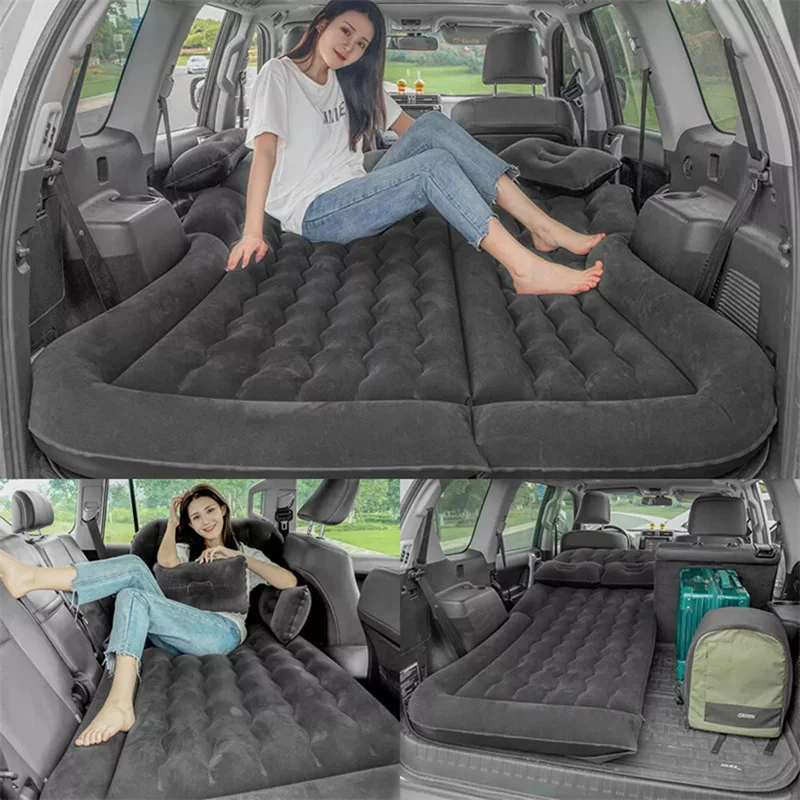 Inflatable Car Mattress for Travel – Portable SUV Air Bed with Pillows and Pump 21 kf S00ddf8cf6ec54342b0458772ea4367731