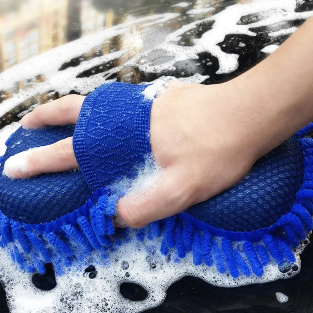 Microfiber Car Washing Brush – Chenille Sponge Pad for Scratch-Free Auto Cleaning 18 kf S28d79bdf1a174b5a8489b6904b229402G