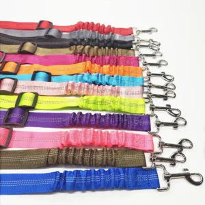 Dog Seat Belt – Reflective Nylon Adjustable Harness for Safe Pet Travel 8 Dog Seat Belt – Reflective Nylon Adjustable Harness for Safe Pet Travel - Image 3