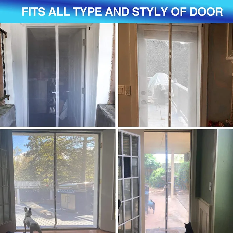 Mosquito Net Door – Magnetic Self-Closing Mesh Curtain for Bugs, Flies & Insects 22 kf S405bd9b87416412aae270476a47119a2D