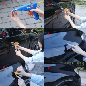 Dent Removal Tool Kit with Suction Cups – Paintless Car Dent Puller for Auto Body Hail Repair 8 Dent Removal Tool Kit with Suction Cups – Paintless Car Dent Puller for Auto Body Hail Repair - Image 3