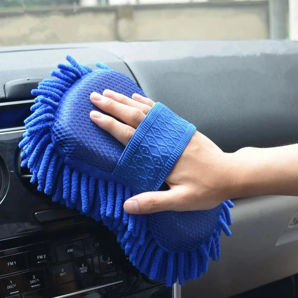 Microfiber Car Washing Brush – Chenille Sponge Pad for Scratch-Free Auto Cleaning 21 kf S678c42f7bbc34cdcade40de6a107de59v
