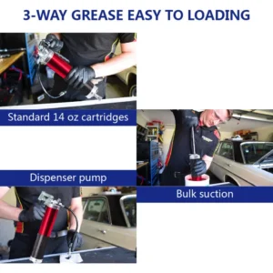 Manual Grease Gun Kit – 7000PSI Heavy Duty Pistol Grip Lubrication Tool with 400CC Capacity - Image 4