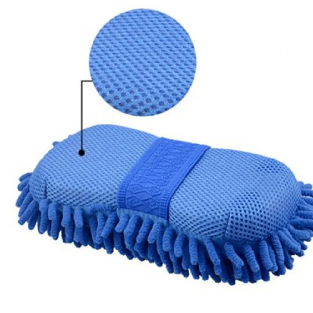 Microfiber Car Washing Brush – Chenille Sponge Pad for Scratch-Free Auto Cleaning 25 kf S6bd67dc49a824a8aab396843f46601ddy