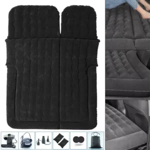 Inflatable Car Mattress for Travel – Portable SUV Air Bed with Pillows and Pump - Image 3