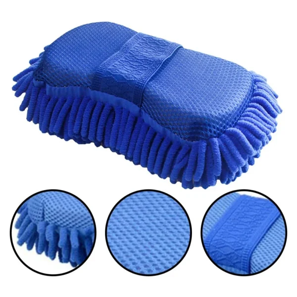 Microfiber Car Washing Brush – Chenille Sponge Pad for Scratch-Free Auto Cleaning 6 kf S7f051eee1d7d4bfaa5f27cd288f4b11du