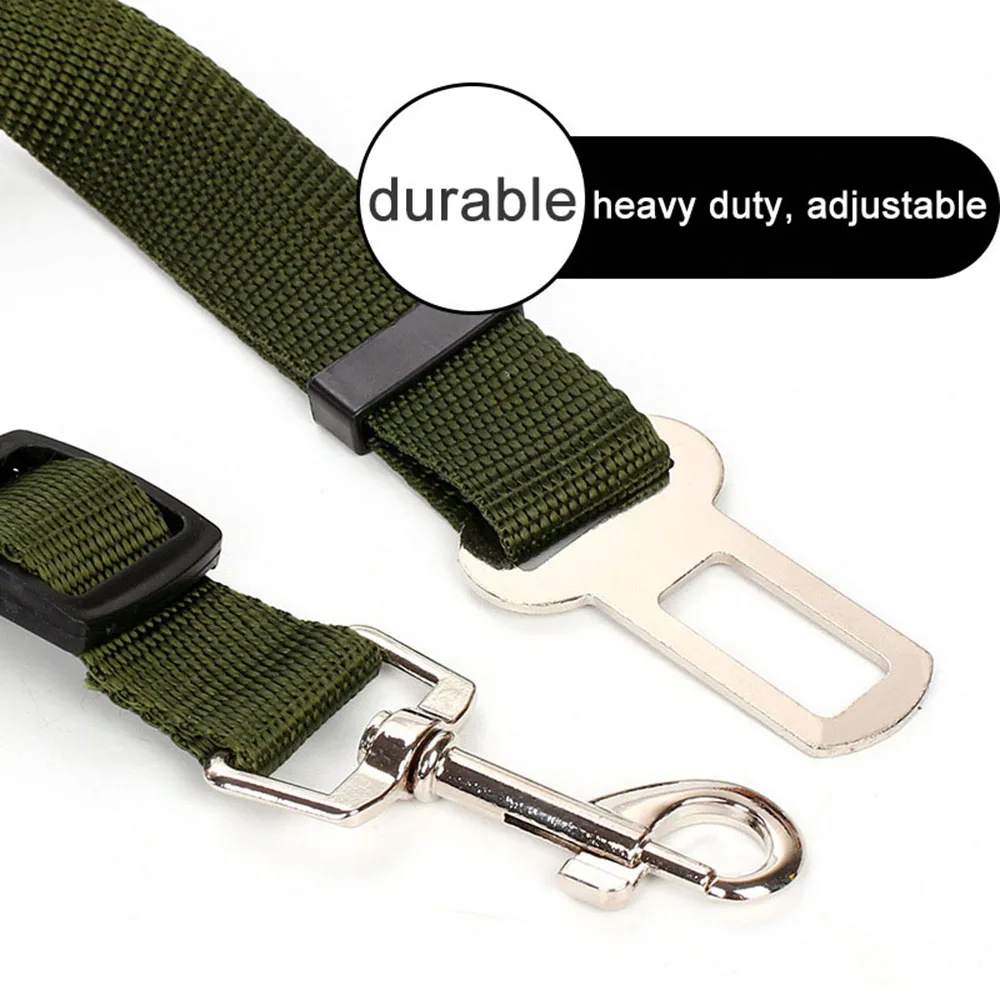 Dog Seat Belt – Reflective Nylon Adjustable Harness for Safe Pet Travel 39 kf S82eba941ad824d598656014be232c99a2