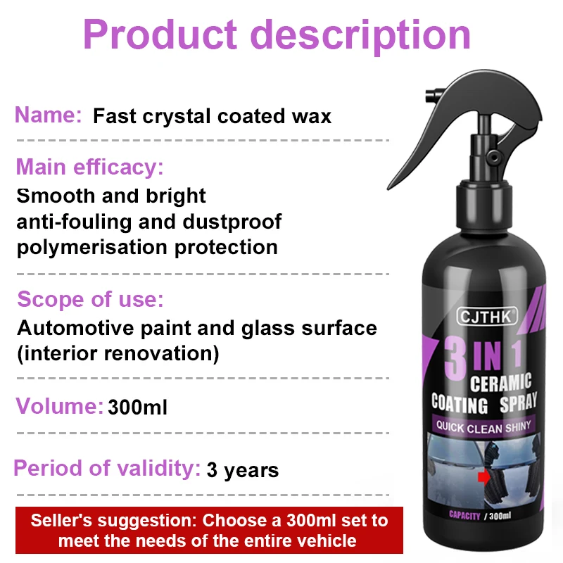 Car Polish Spray – Ceramic Nano Coating for Paint Protection & Hydrophobic Shine 24 kf S98afd7c8497a419aa41788d19a11f9ecW