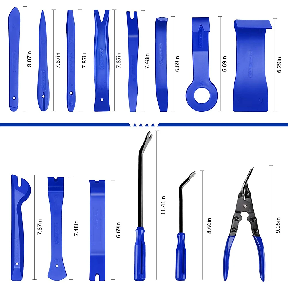 Car Trim Removal Tool Set Clip Pliers Fastener Remover Stereo Removal Hand-held Disassembly Tools 16 kf S9e253ab348384e46bedefd9baa0a9416Q