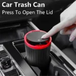 car garbage bin