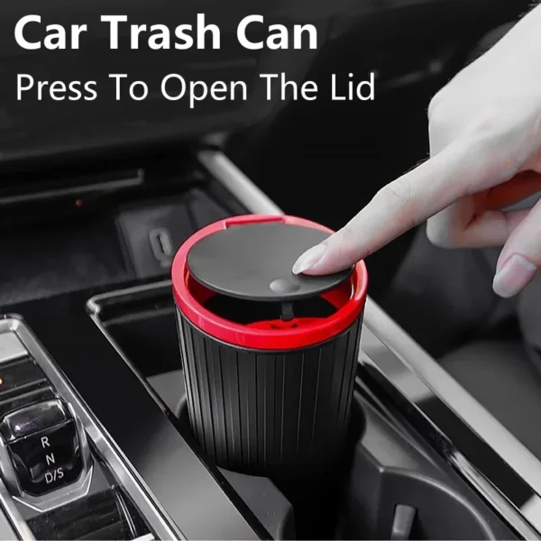 car garbage bin