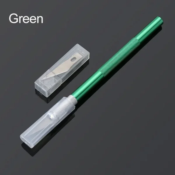 Craft Knife with Metal Handle – Precision Cutter with 6 Blades for DIY, Phone Repair, and PCB Projects 3 kf Sac3a8be0cee946b8baffd6bece4b837an