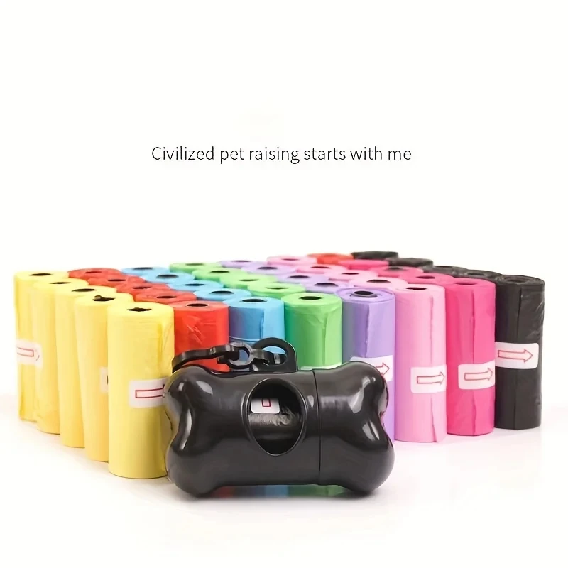 Dog Poop Bags – Refill Rolls for Outdoor Pet Waste Cleanup (15 Bags per Roll) 20 kf Saf55717b7ae04a9796f68c3220325412I