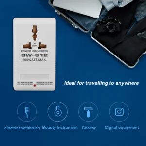 Power Converter 100W – Dual Voltage 110V/120V to 220V/240V Step Up & Down Transformer with CN Plug - Image 3