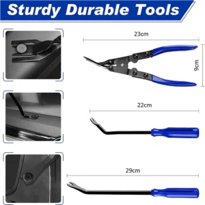 Car Trim Removal Tool Set Clip Pliers Fastener Remover Stereo Removal Hand-held Disassembly Tools - Image 4