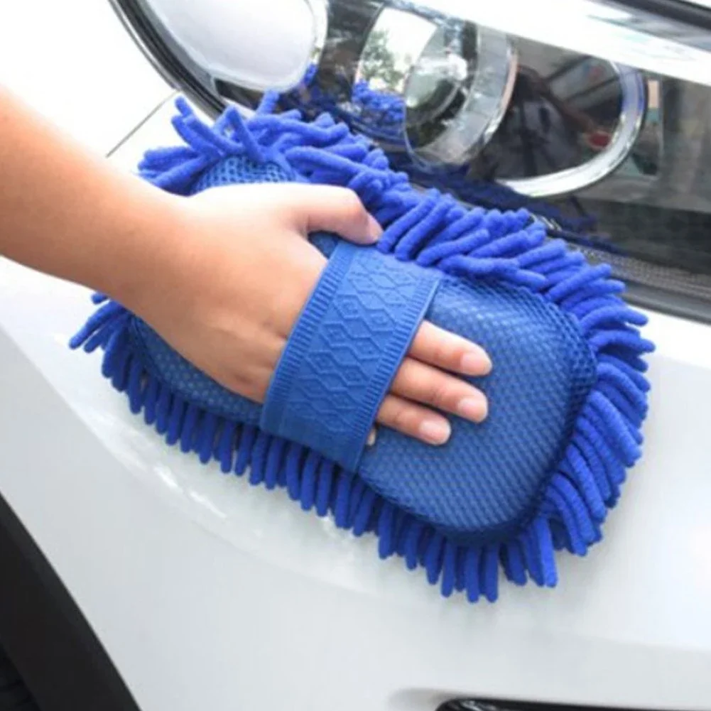 Microfiber Car Washing Brush – Chenille Sponge Pad for Scratch-Free Auto Cleaning 20 kf Sf12dd8b1a7694d5b978611ed3c8427eaX