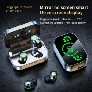 Wireless Headphones Bluetooth 5.3 HiFi Stereo Sport Earbuds with Mic and Charging Case - Image 4