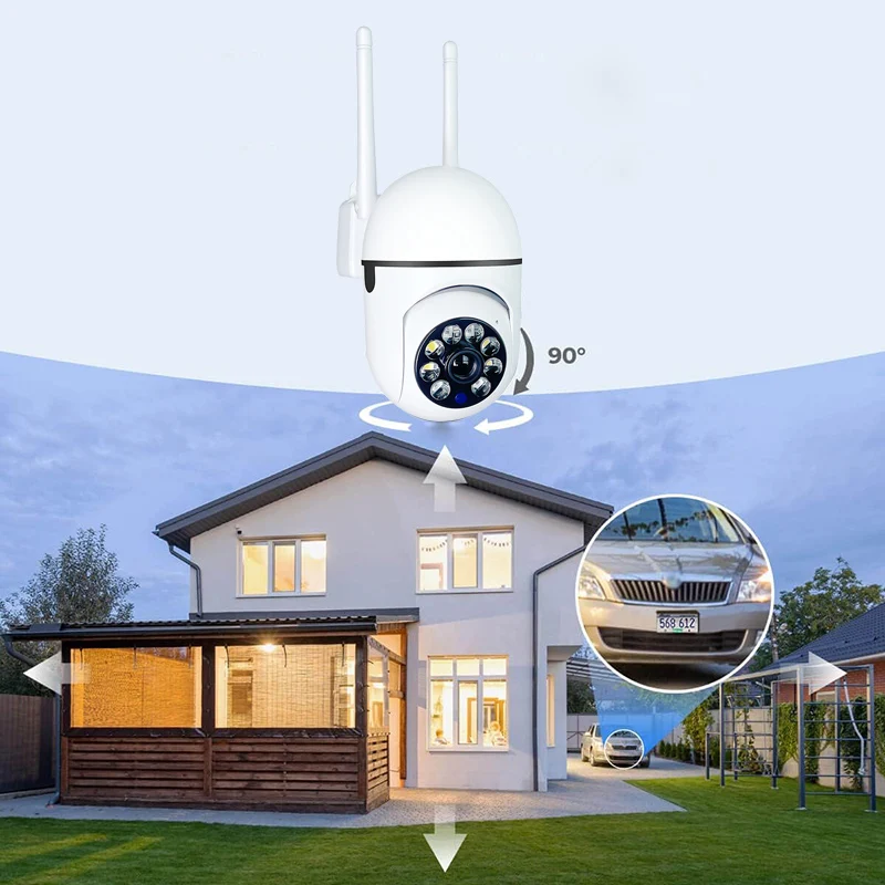 Security Camera Outdoor WiFi PTZ 1080P IP Surveillance Camera with 4X Zoom and Two-Way Audio 19 kf S15d244d2e0f54b97ac73fbc971920df1d