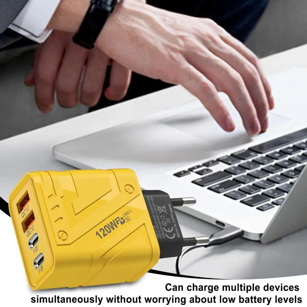 4-Port USB-C Wall Charger 12W Multi-Port Block 18 kf S255dd981cba2409297b6c51dc40aaf999