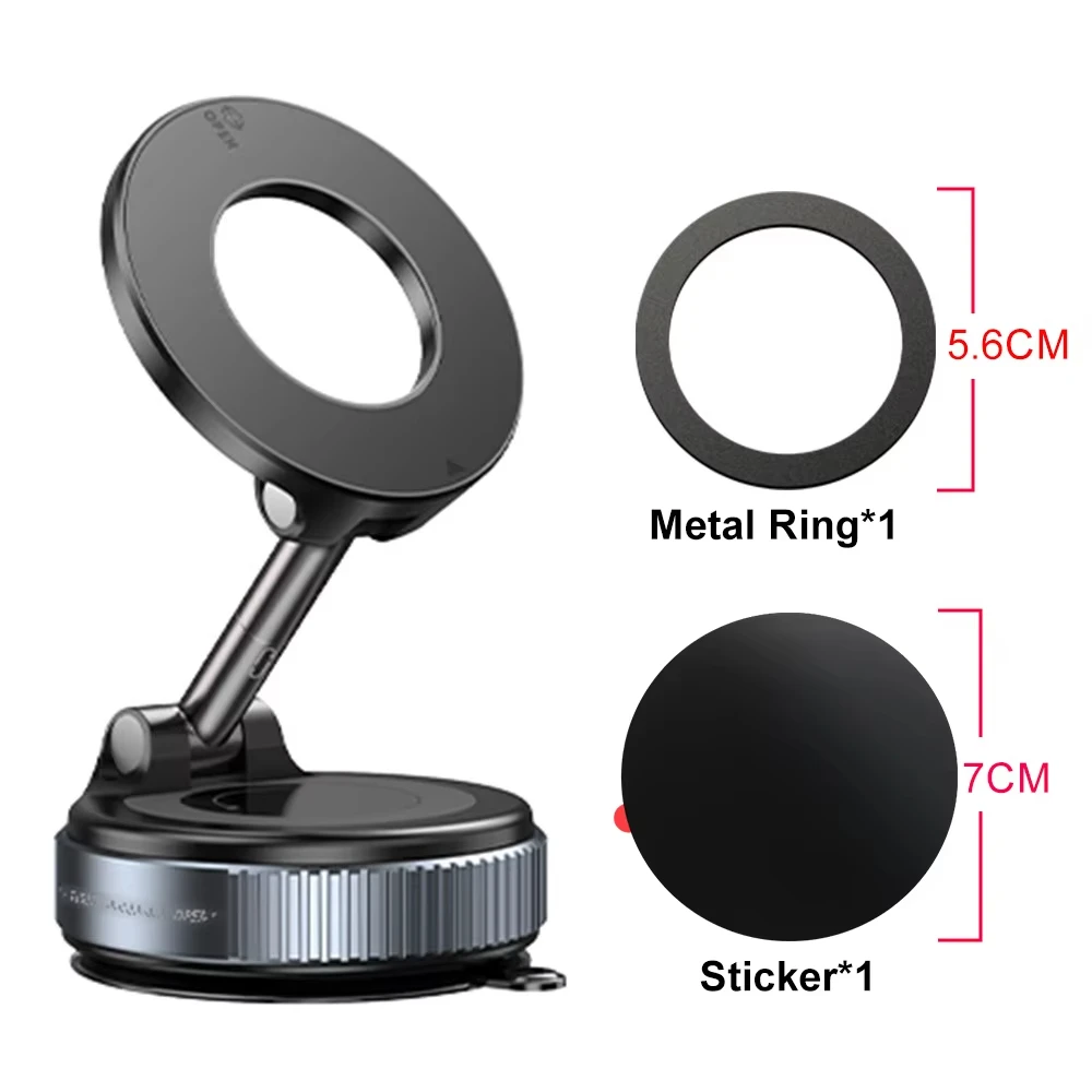 Magnetic Car Phone Holder 360° Rotation Vacuum Suction Mount Stand Universal Navigation Bracket 21 kf S3535c8c6d8cc4979ac22f423d0df1366V