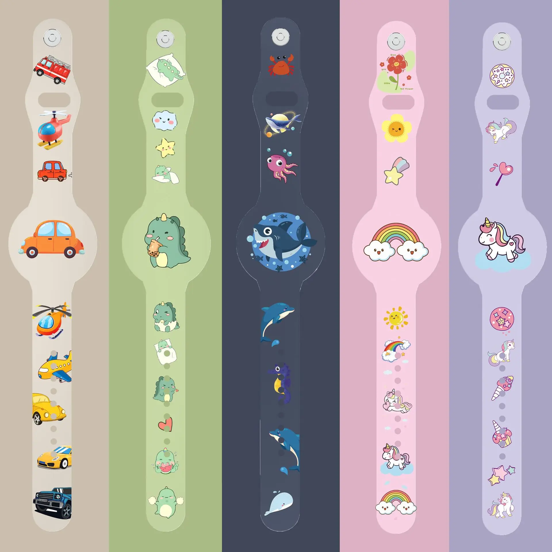 Airtag Bracelet for Kids Waterproof Protective Strap with Cartoon Cover 18 kf S3f861b8c62fd4a26ae144cbb5d362960J