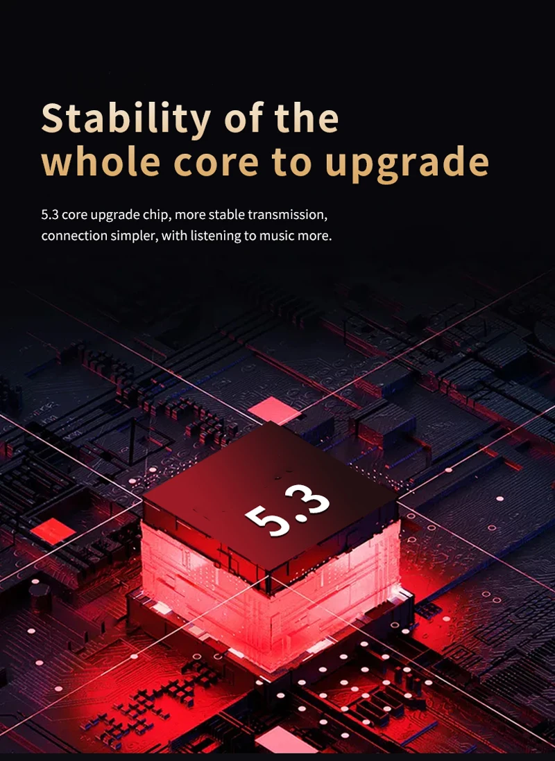 Wireless Headphones Bluetooth 5.3 HiFi Stereo Sport Earbuds with Mic and Charging Case 19 kf S48f8b27bc0a44fab992ddf6cc6e8df4aa