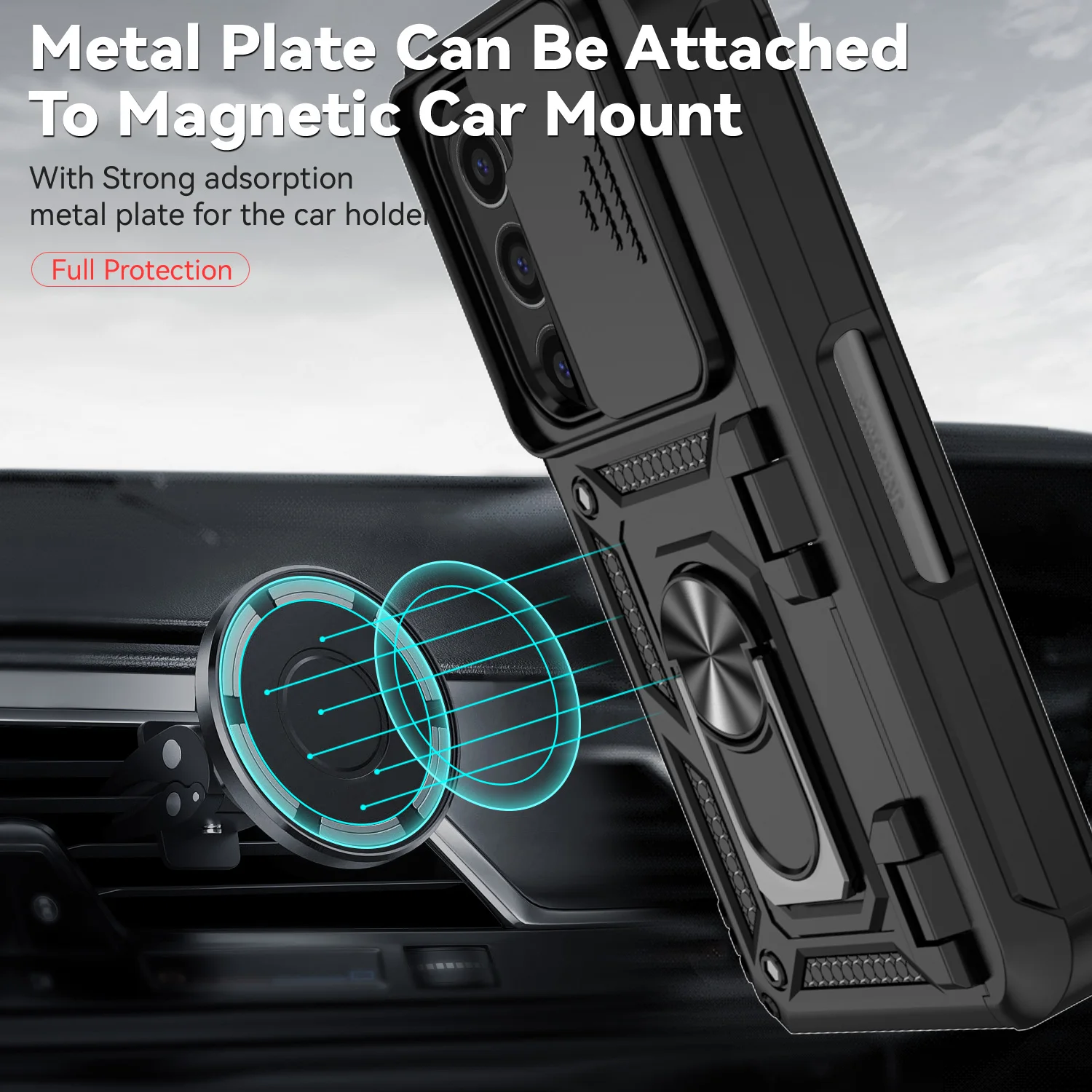 Samsung Galaxy Z Fold 6 Case with Slide Lens Cover – Shockproof Protective Camera Cover 15 kf S4d7ba0c146744f1c9c748352e309ae38Z