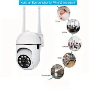 Security Camera Outdoor WiFi PTZ 1080P IP Surveillance Camera with 4X Zoom and Two-Way Audio 13 Security Camera Outdoor WiFi PTZ 1080P IP Surveillance Camera with 4X Zoom and Two-Way Audio - Image 7