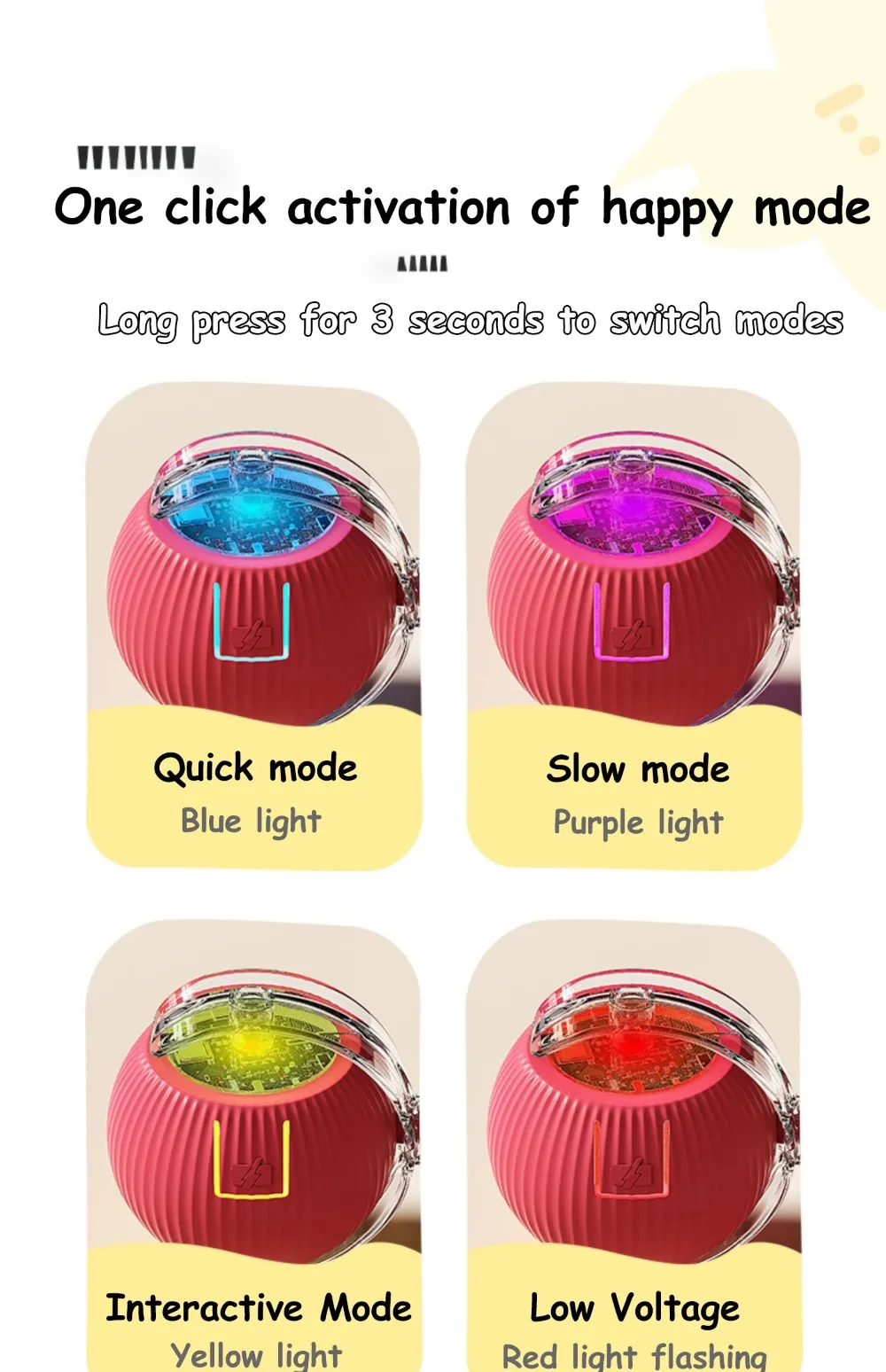 Interactive Cat Toy – Smart Rolling Ball with Faux Tail, Rechargeable Electric Toy for Cats and Dogs 16 kf S706b2a8a2b244d958603d85b05a7f5b2W