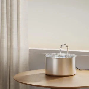 Pet Water Dispenser – 2.2L Stainless Steel Automatic Cat and Dog Water Fountain (No Plug) - Image 6