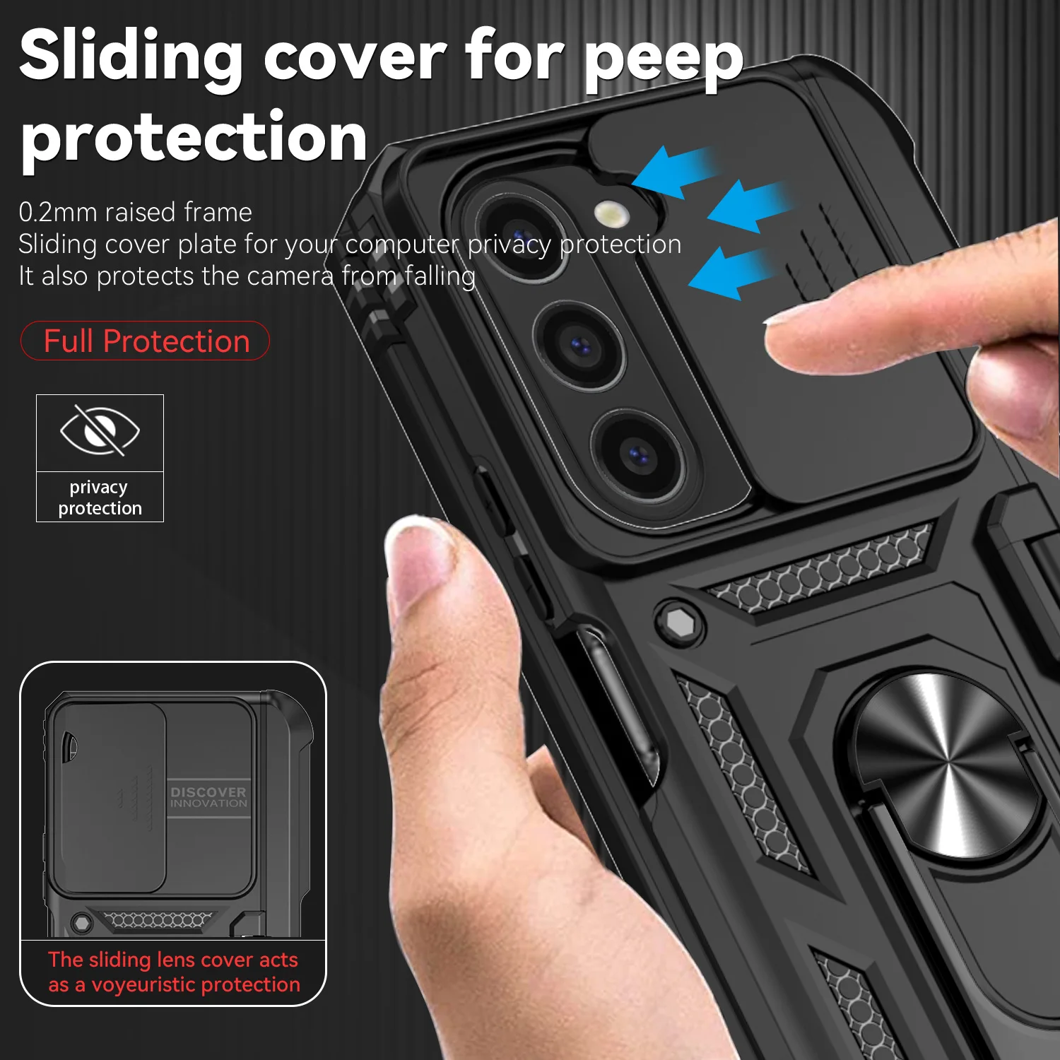 Samsung Galaxy Z Fold 6 Case with Slide Lens Cover – Shockproof Protective Camera Cover 18 kf S80542bdc2350423d86026b728205ce1cR