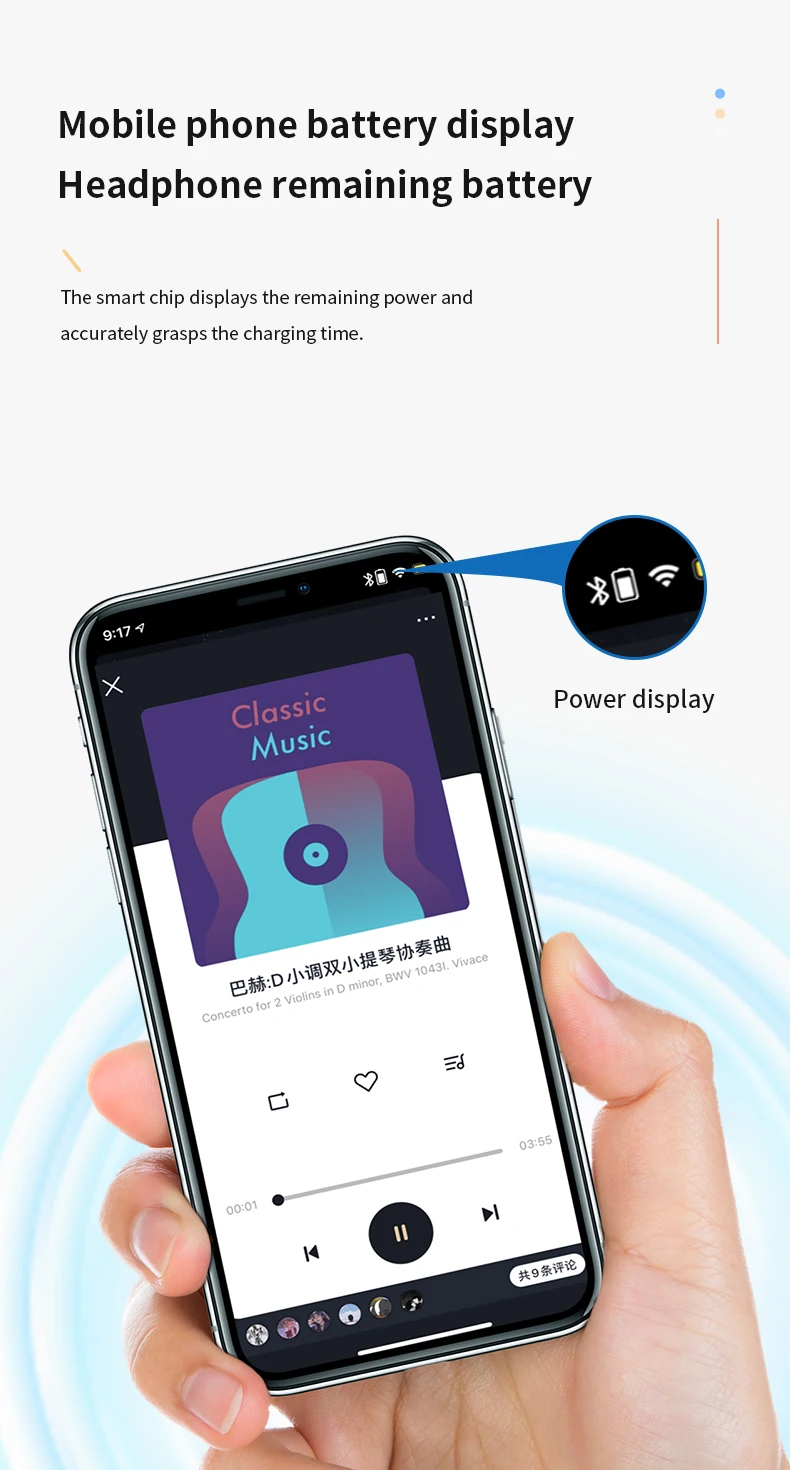 Bluetooth Earbuds Ear-Hook Single Wireless Headphone with HD Mic for Sports and Music 27 kf S9180e13fd17f4f21a96937fe5e4050025