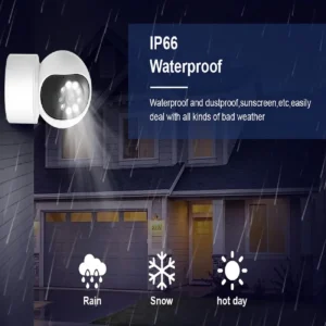 Baby Monitor WiFi Camera Indoor 8MP PTZ Security Camera Two-Way Audio Night Vision Motion Detection - Image 5