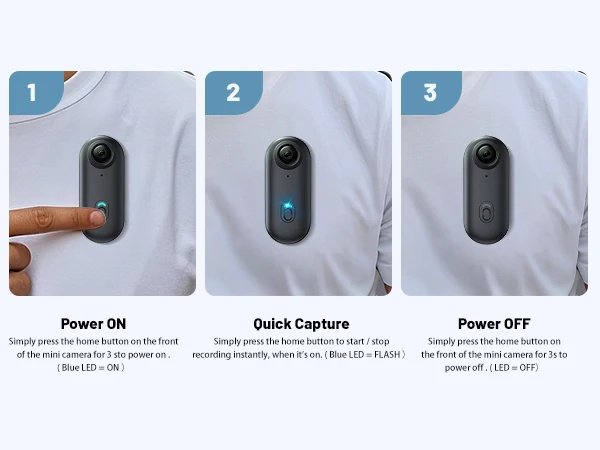 Wearable Camera 4K Mini Body Cam 128GB Hands-Free Recording Portable Action Sports Camera 18 kf Saa23039ffcb94323a2a5c9d4c6a7c282Q